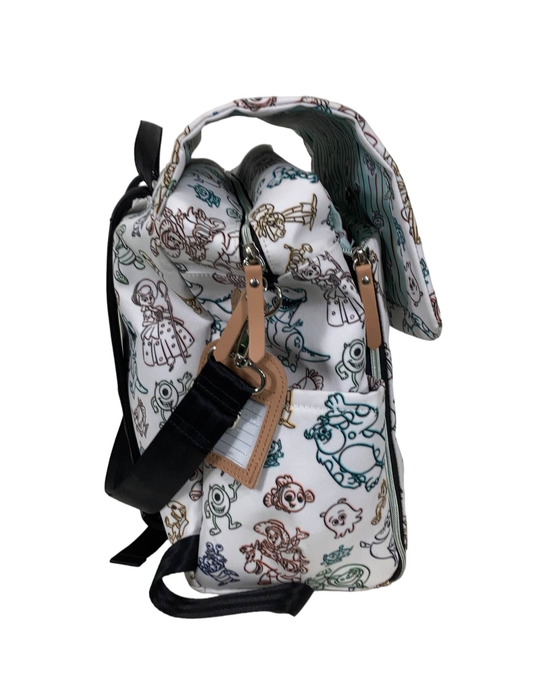 secondhand Petunia Pickle Bottom Boxy Backpack Diaper Bag, Disney and pixar playday