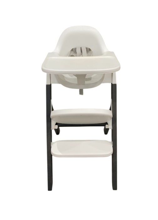 Mockingbird High Chair, 2.0, Midnight Beech, White