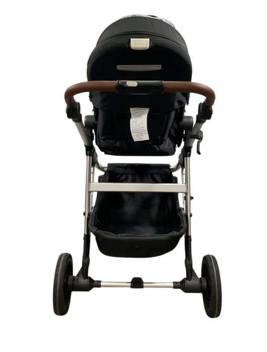 Shop Mockingbird Single to Double 2.0 Stroller, 2024, Black, Silver With Penny Leather, Windowpane at GoodBuy Gear