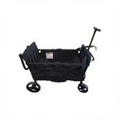 Shop Vomeast Stroller Wagon With Canopy, 2 Seater, Black at GoodBuy Gear