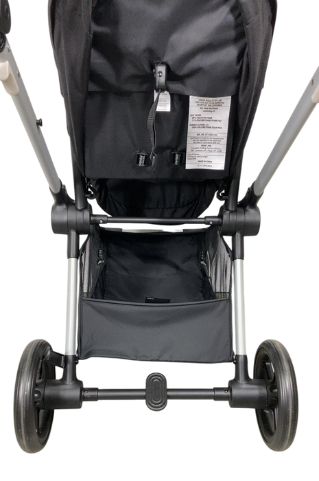 Shop Cybex Eos Stroller, 2024, Moon Black, Silver at GoodBuy Gear