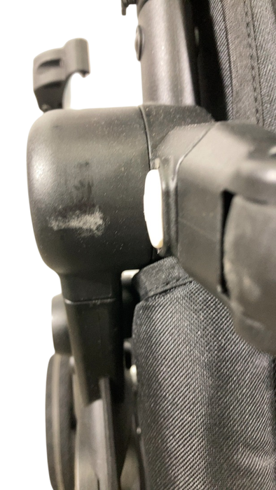 Shop Mockingbird Single to Double 2.0 Stroller, 2024, Bloom, Silver With Black Leather, Watercolor Drops at GoodBuy Gear