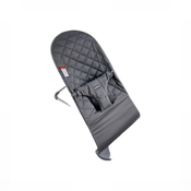 Shop BabyBjorn Bouncer Bliss, Anthracite Cotton Classic Quilt, Dark Gray Frame at GoodBuy Gear
