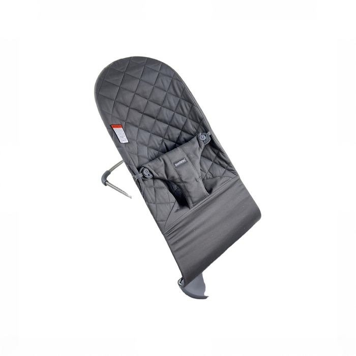 Shop BabyBjorn Bouncer Bliss, Anthracite Cotton Classic Quilt, Dark Gray Frame at GoodBuy Gear