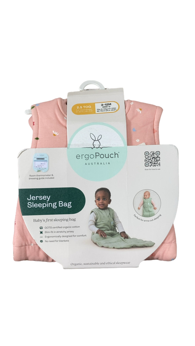 Shop ErgoPouch Jersey Sleeping Bag 2.5 TOG, 3-12 months, Daisies at GoodBuy Gear