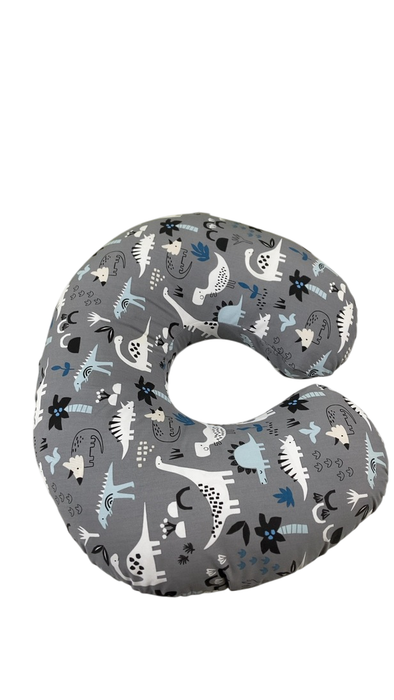 Shop Boppy Nursing and Infant Support Pillow, Grey Dinosaurs at GoodBuy Gear