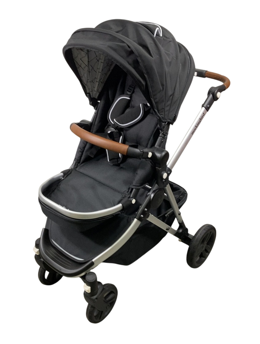 Shop Mockingbird Single 2.0 Stroller, 2024, Black, Silver With Penny Leather, Windowpane at GoodBuy Gear