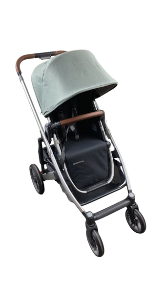 uppababy cruz green melange UPPAbaby CRUZ V2 Stroller, 2021, Gwen (Green Mélange)