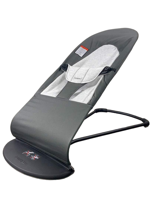 Shop BabyBjorn Bouncer Balance Soft, Black Frame, Dark Gray/Gray at GoodBuy Gear