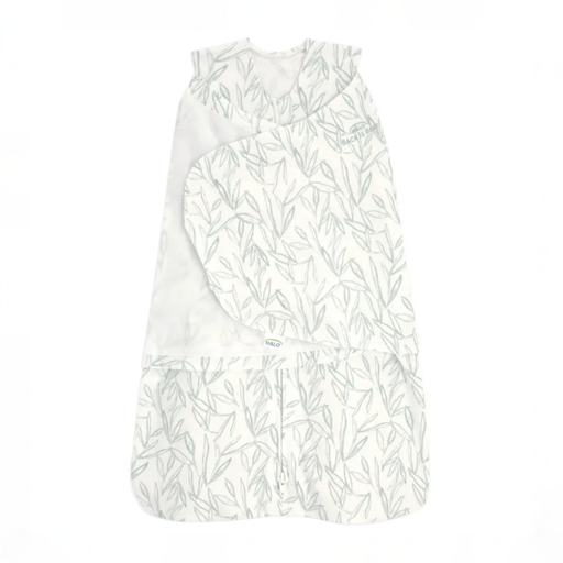 Shop Halo SleepSack Swaddle, Green Leaves, Small at GoodBuy Gear