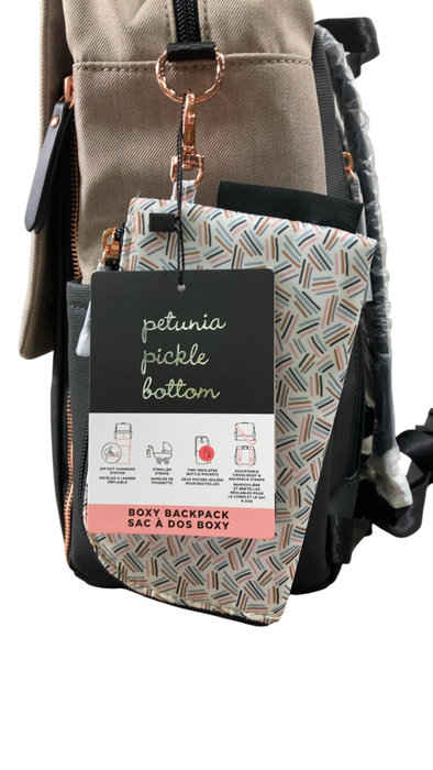 Shop Petunia Pickle Bottom Boxy Backpack Diaper Bag, Sand Black at GoodBuy Gear