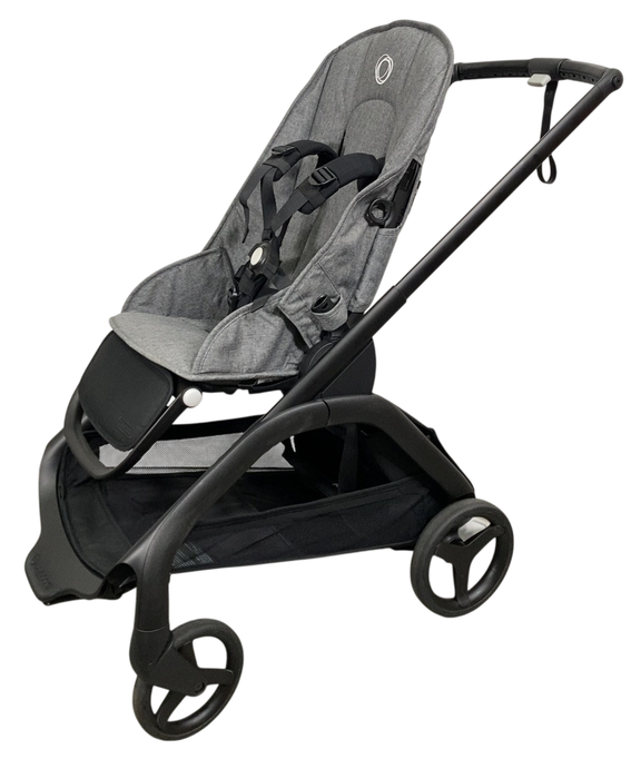 Shop Bugaboo Dragonfly Stroller, Black, 2023, Grey Melange, Desert Taupe at GoodBuy Gear
