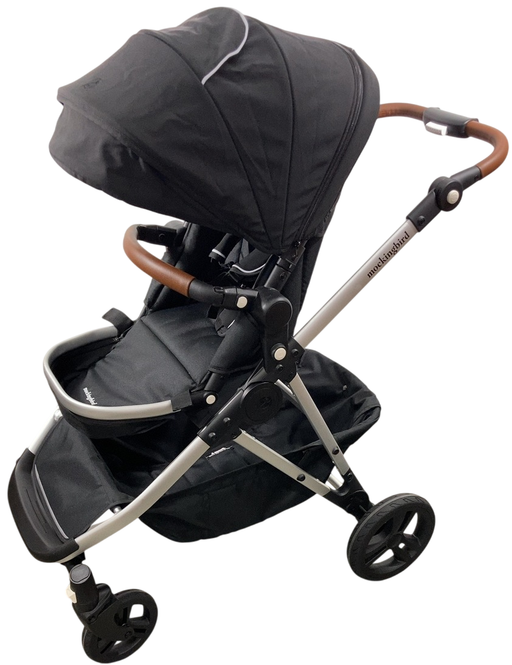 Shop Mockingbird Single to Double 2.0 Stroller, 2024, Black, Silver With Penny Leather, Watercolor Drops at GoodBuy Gear