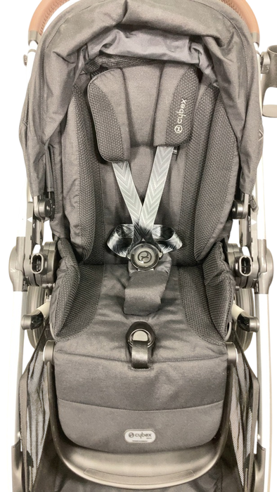 Shop Cybex Gazelle S Modular Stroller, 2024, Moon Black, Silver Frame at GoodBuy Gear