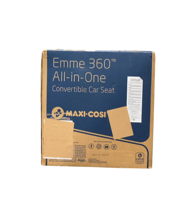 Shop Maxi-Cosi Emme 360 Convertible Car Seat, 2024, Urban Wonder at GoodBuy Gear