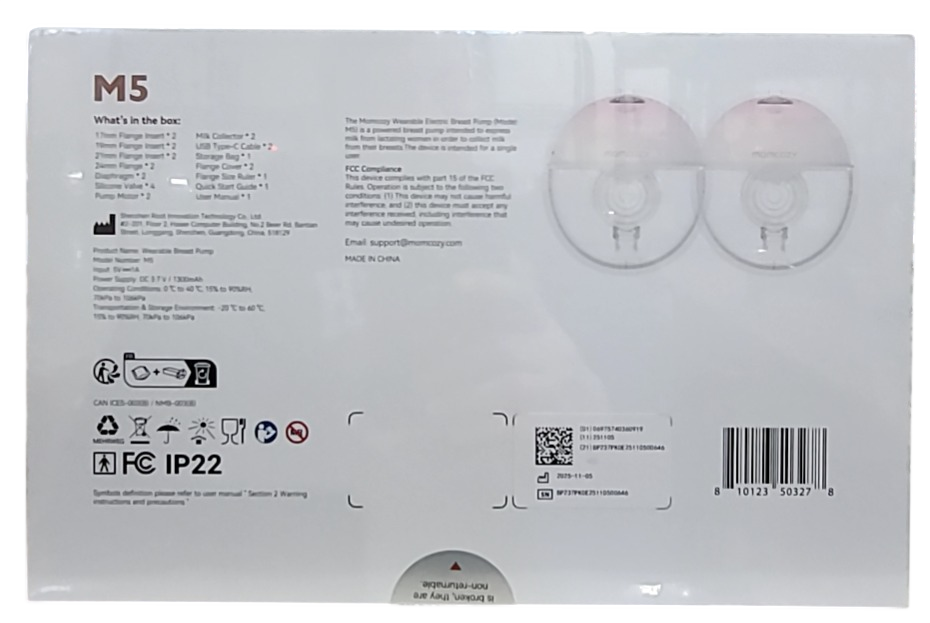 Shop Momcozy All-in-one M5 Double Wearable Breast Pump, Gradiant Pink at GoodBuy Gear