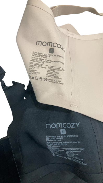 Shop Momcozy Ultra Soft & Omni Maternity Nursing Bra (2 Pack), Small, Black/Brown at GoodBuy Gear