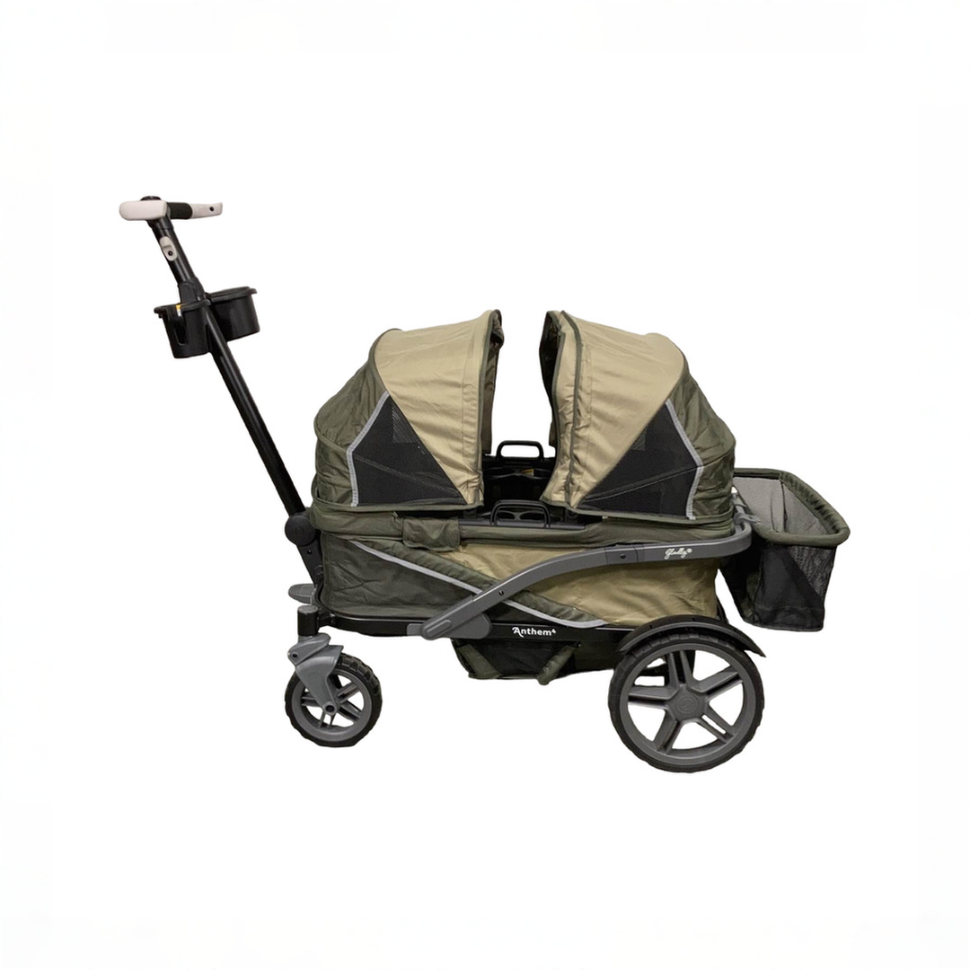 Gladly Family Anthem4 Classic 4 Seater All Terrain Wagon Stroller, Forest