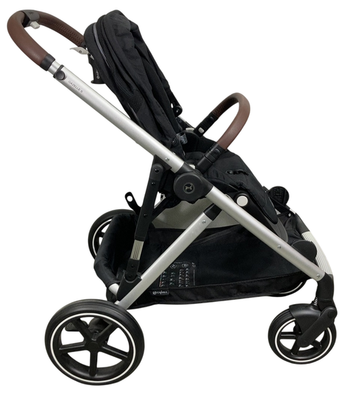 Shop Cybex Gazelle S Modular Stroller, 2023, Moon Black, Silver Frame at GoodBuy Gear