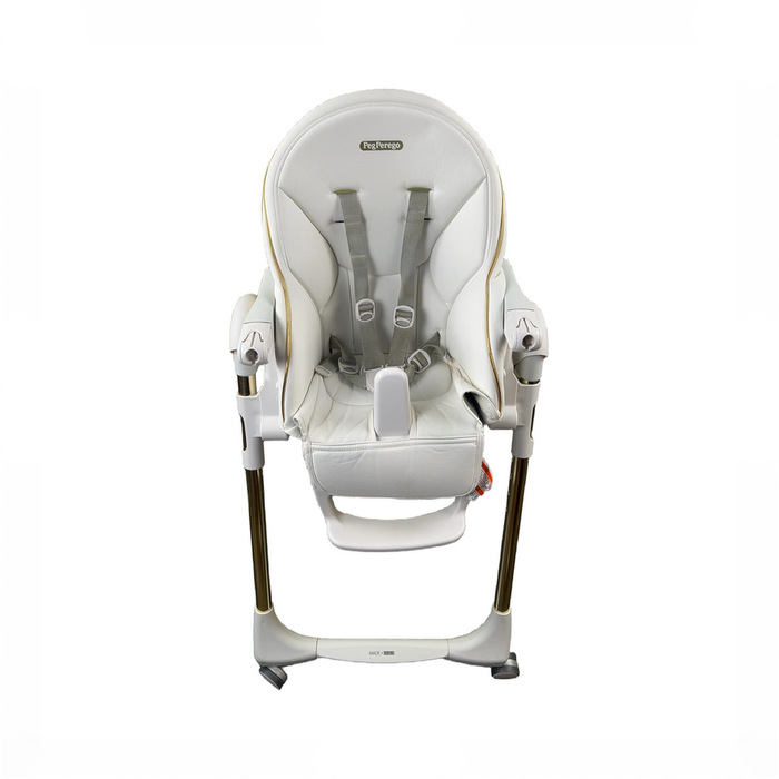 Shop Peg Perego Prima Pappa Zero 3 High Chair, White/Gold at GoodBuy Gear