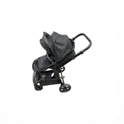 Shop Mompush Meteor 2 Stroller, 2025, Black, Black Frame at GoodBuy Gear