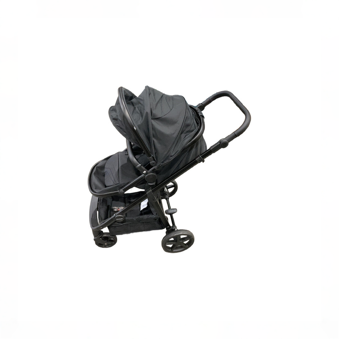 Shop Mompush Meteor 2 Stroller, 2025, Black, Black Frame at GoodBuy Gear