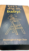 Shop Mockingbird High Chair, 2.0, Natural Beech, White at GoodBuy Gear