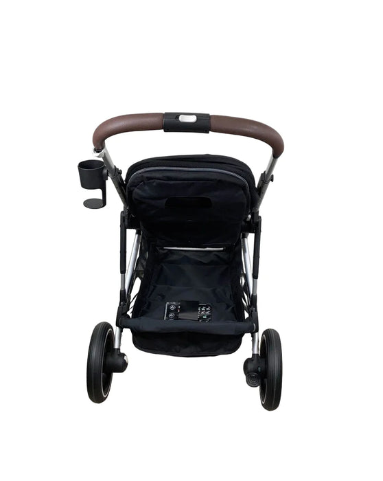 Cybex Gazelle S Modular Stroller, Moon Black, Silver Frame, 2025