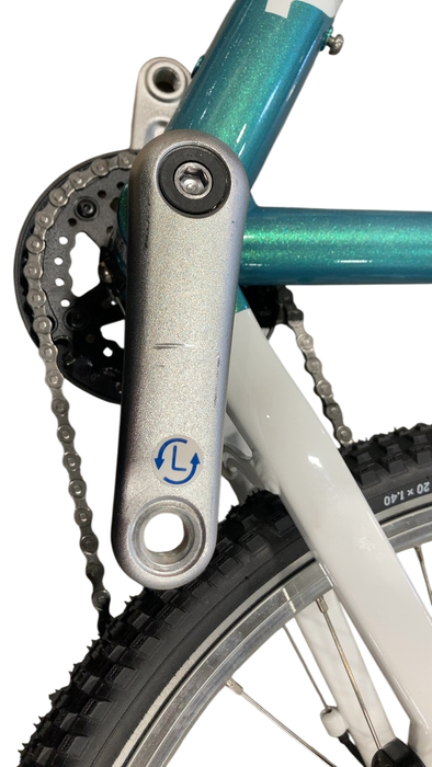 Shop Woom GO 4 Bike 20", Metallic turquoise at GoodBuy Gear