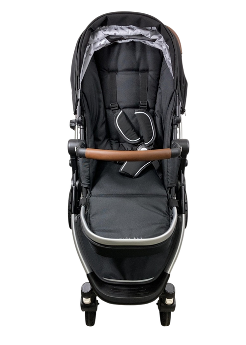 Shop Mockingbird Single to Double 2.0 Stroller, 2024, Black, Silver With Penny Leather, Watercolor Drops at GoodBuy Gear