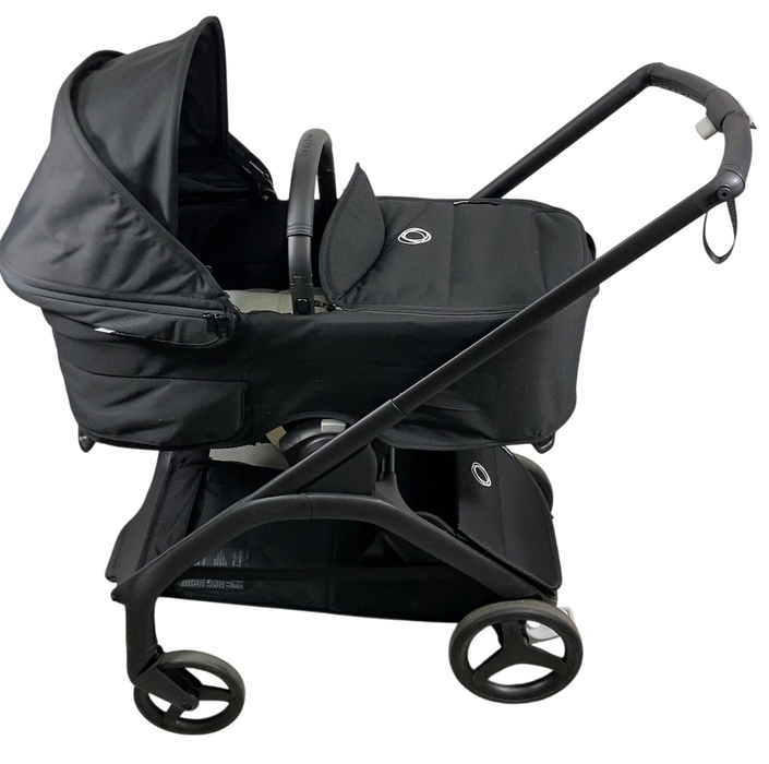 Shop Bugaboo Dragonfly Bassinet and Seat Stroller, 2024, Black, Midnight Black, Midnight Black at GoodBuy Gear