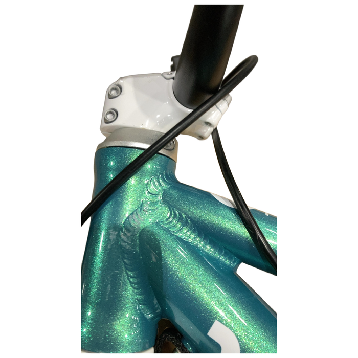 Shop Woom GO 1 Plus Balance Bike, Metalic turquoise at GoodBuy Gear