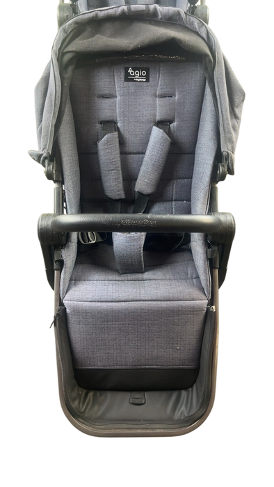 Shop Peg Perego Agio Z4 Double Stroller, 2022, Agio Mirage Blue at GoodBuy Gear