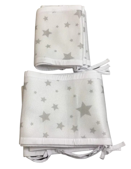 Shop Breathable Baby Mesh Crib Liner, Full Size/4 Sides, Starlight at GoodBuy Gear