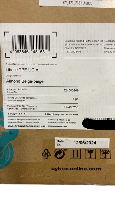 Shop Cybex Libelle 2 Compact Stroller, 2024, Almond Beige at GoodBuy Gear