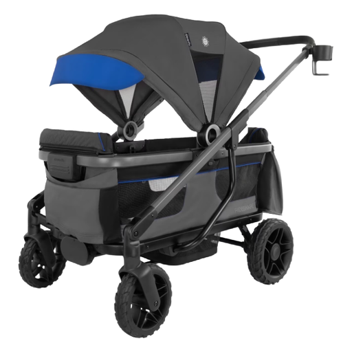 Shop Evenflo Shyft Rideshare All-Terrain Performance Stroller Wagon, 2025, Electric Blue at GoodBuy Gear
