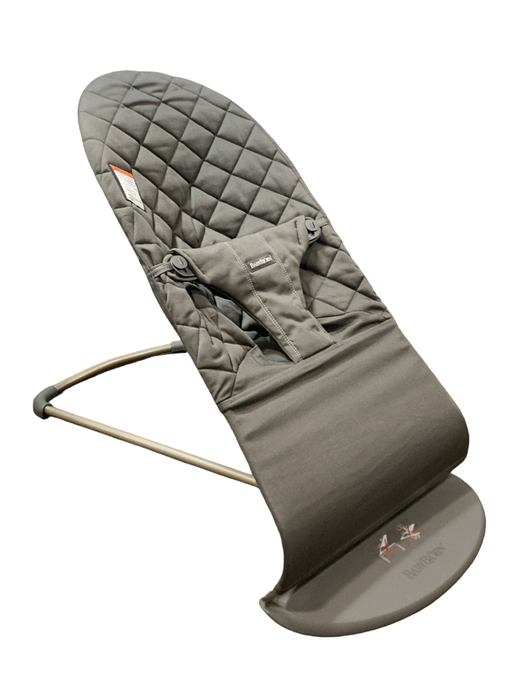 Shop BabyBjorn Bouncer Bliss, Anthracite Cotton Classic Quilt, Dark Gray Frame at GoodBuy Gear