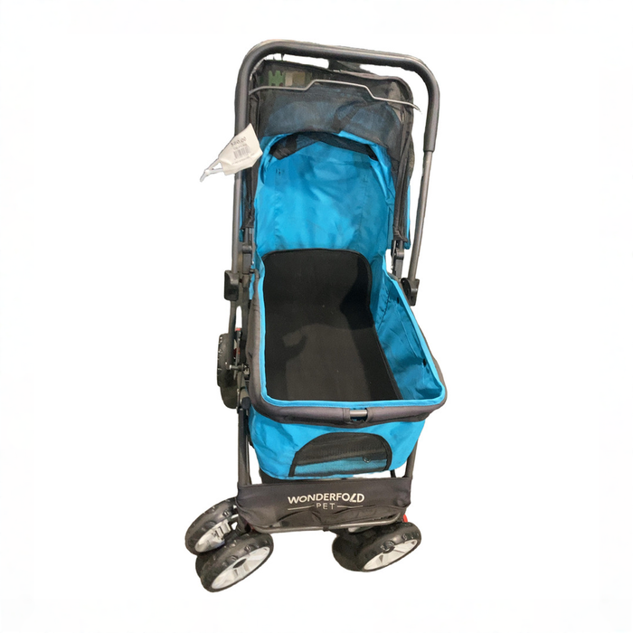 Shop Wonderfold Pet Stroller, Aqua Blue at GoodBuy Gear
