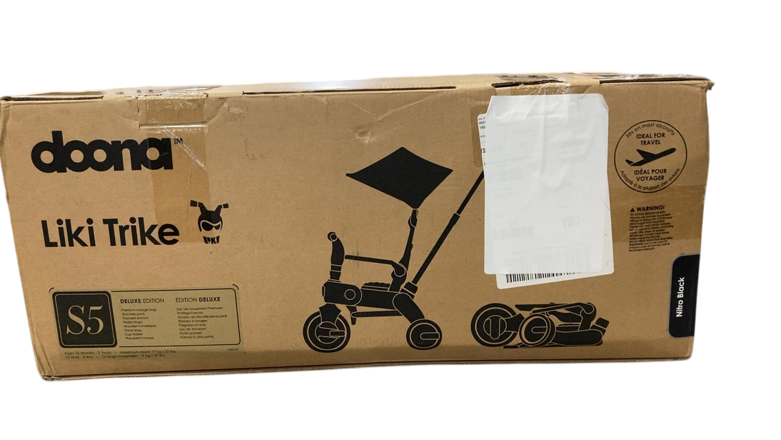 Shop Doona Liki Trike S5, Nitro black at GoodBuy Gear
