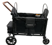 Shop Wonderfold W4 Luxe Quad Stroller Wagon, 2023, Charcoal Grey with Black Frame at GoodBuy Gear