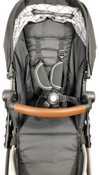 Shop Mockingbird Single to Double 2.0 Stroller, 2024, Black, Silver With Penny Leather, Windowpane at GoodBuy Gear