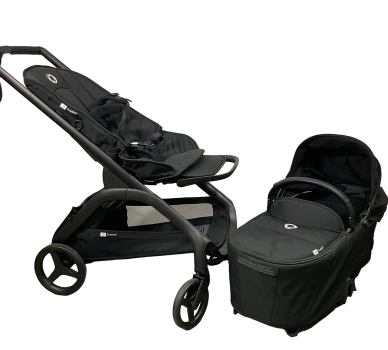 Shop Bugaboo Dragonfly Bassinet and Seat Stroller, Midnight Black, Midnight Black, Black, 2023 at GoodBuy Gear