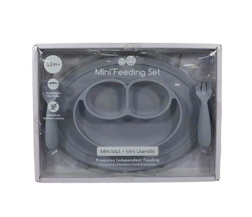 used ezpz Mini Feeding Set, Gray - HIDDEN NEEDS PHOTOS 6/21