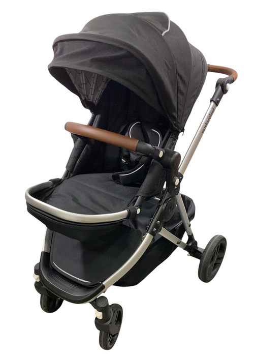 Shop Mockingbird Single 2.0 Stroller, 2025, Black, Silver With Penny Leather, Windowpane at GoodBuy Gear