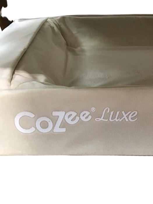 Shop Tutti Bambini Cozee Luxe Bedside Bassinet, Cream/Walnut at GoodBuy Gear