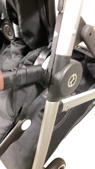 Shop Cybex Gazelle S Modular Stroller, 2023, Moon Black, Silver Frame at GoodBuy Gear