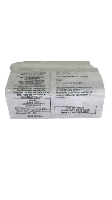 Shop Organic Dream Organic Cotton Lightweight Crib Mattress, White, Standard (52x28x5) at GoodBuy Gear