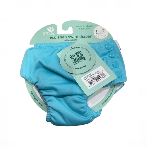 Shop Green Sprouts Swim Diaper, 6 Months, Aqua at GoodBuy Gear