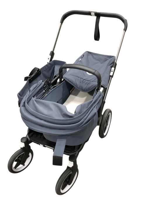 Shop Bugaboo Donkey 5 Mono Stroller, 2025, Graphite, Stormy Blue, Stormy Blue at GoodBuy Gear