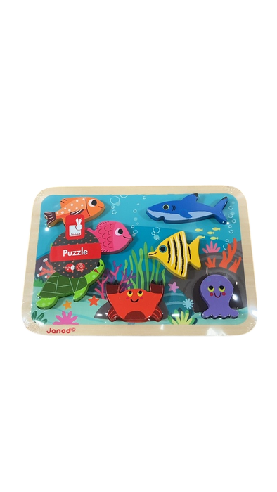 Shop Janod Chunky Puzzle, Marine at GoodBuy Gear